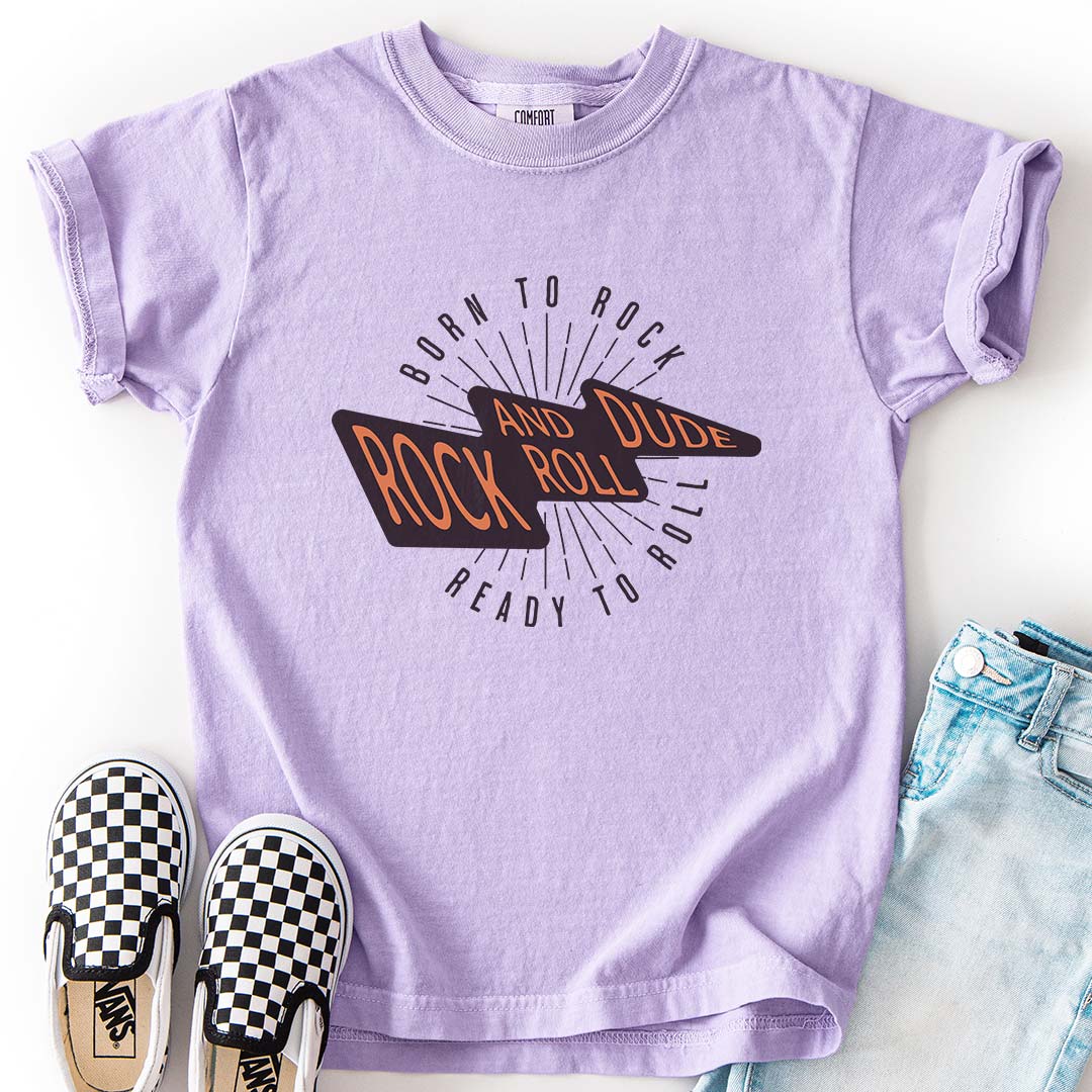 Born to Rock, Ready to Roll, Rock and Roll Dude Youth T-Shirt