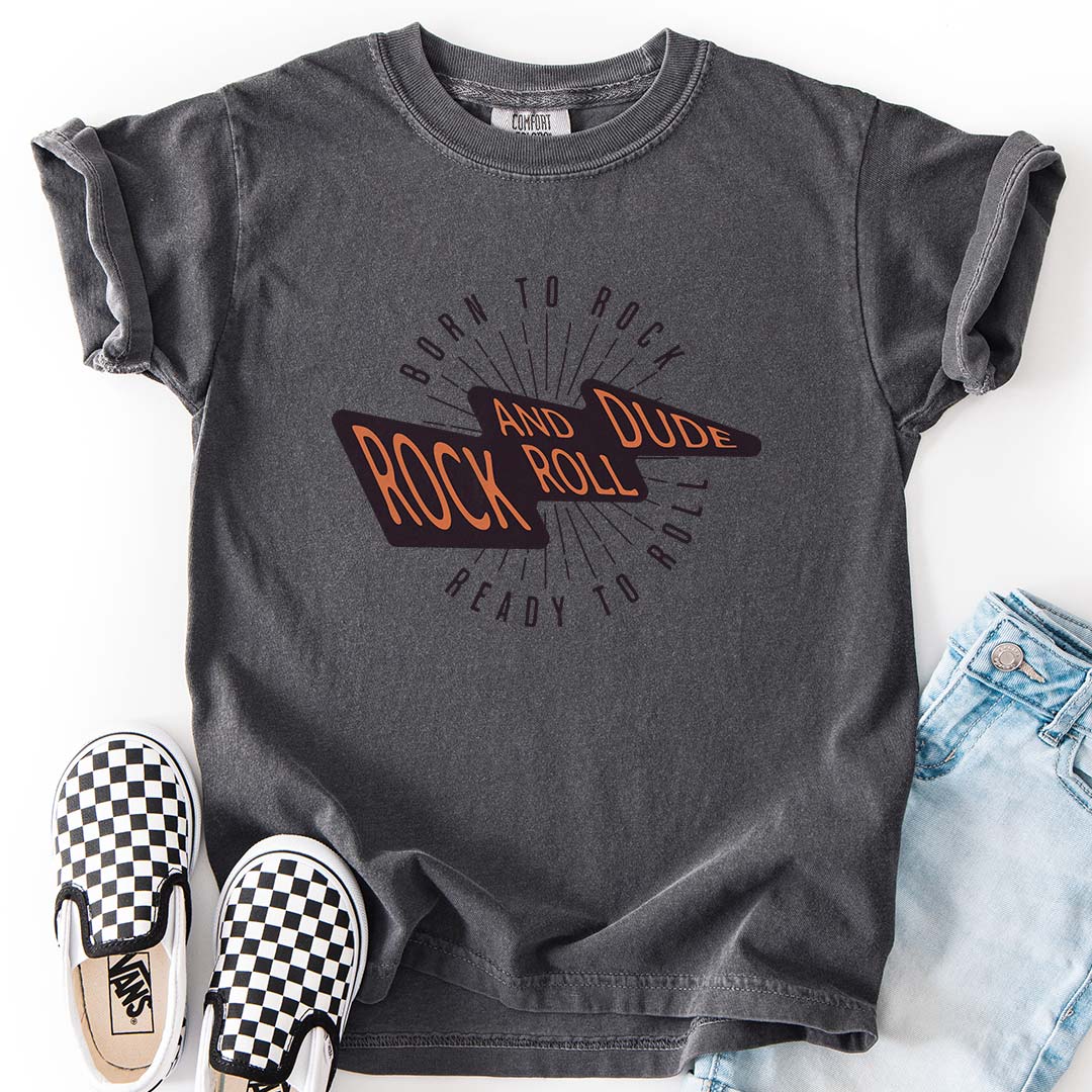 Born to Rock, Ready to Roll, Rock and Roll Dude Youth T-Shirt
