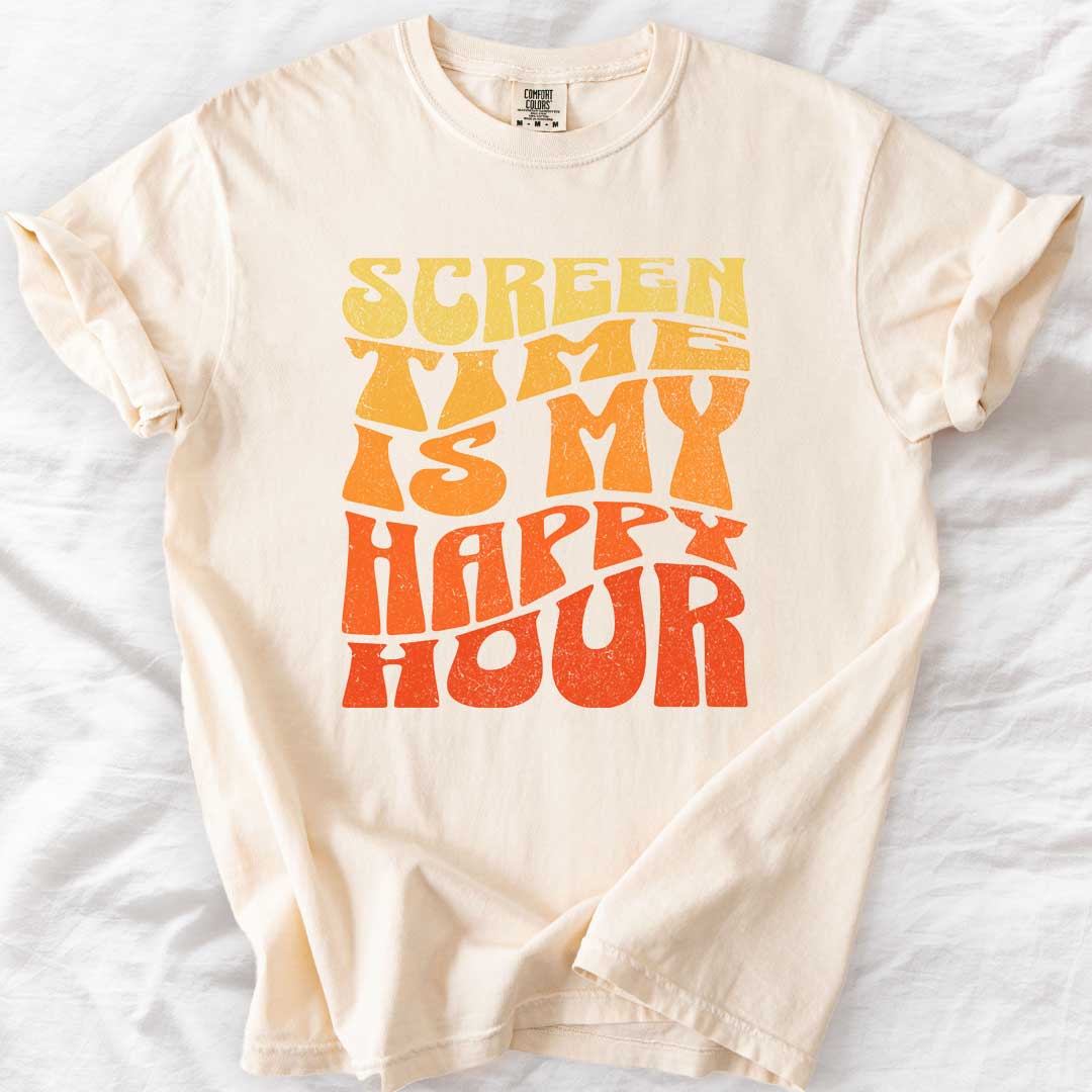Screen Time Is My Happy Hour T-Shirt