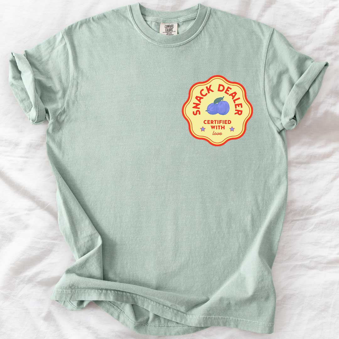Snack Dealer — Certified with Love T-Shirt