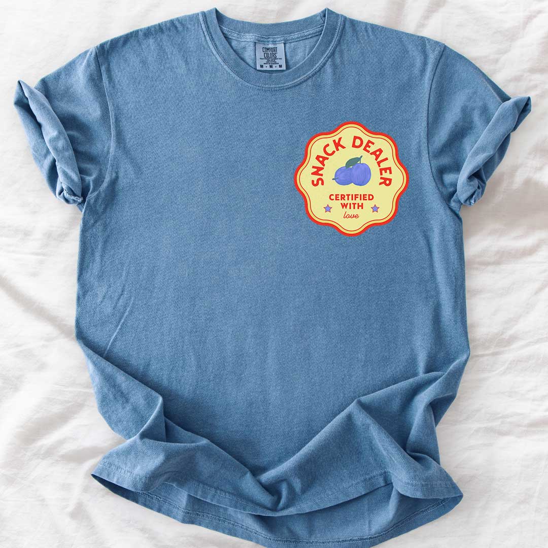 Snack Dealer — Certified with Love T-Shirt