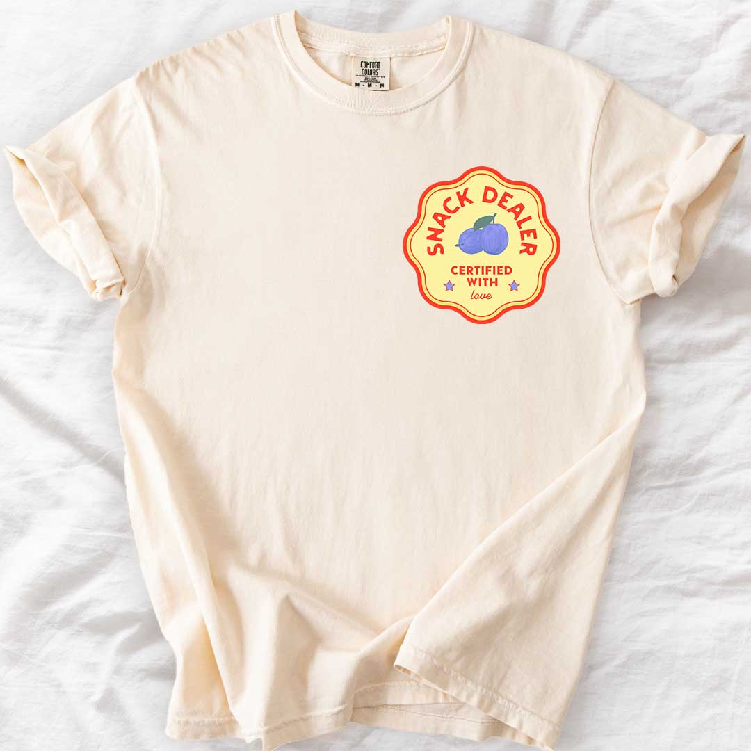 Snack Dealer — Certified with Love T-Shirt