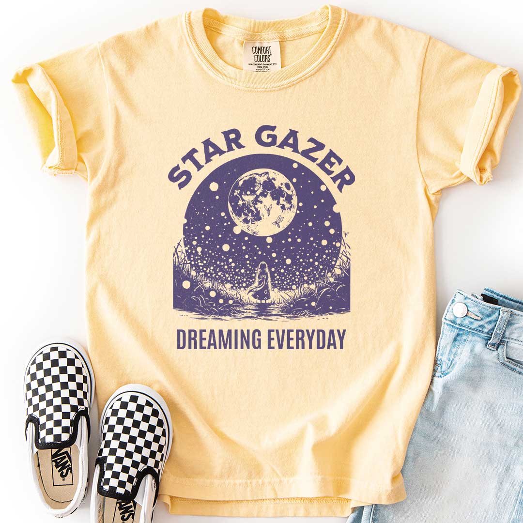Star Gazer Dreaming Everyday Youth Tee for Little Dreamers