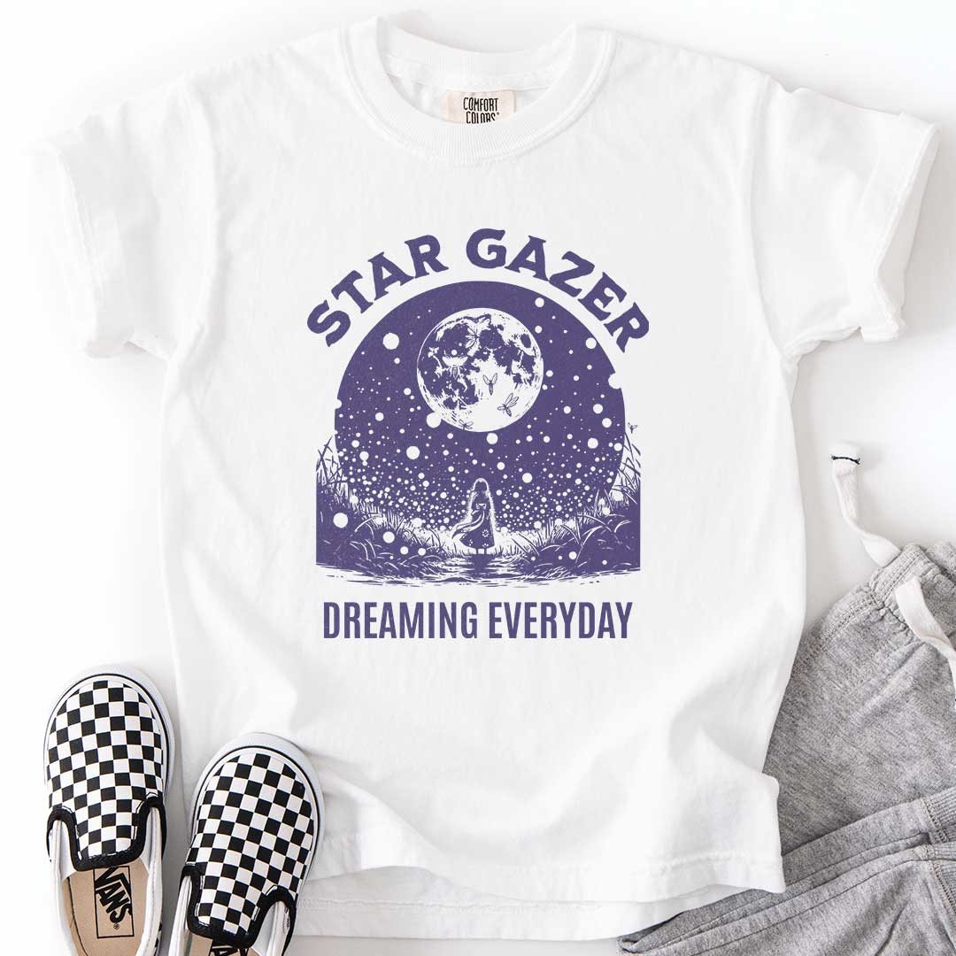 Star Gazer Dreaming Everyday Youth Tee for Little Dreamers