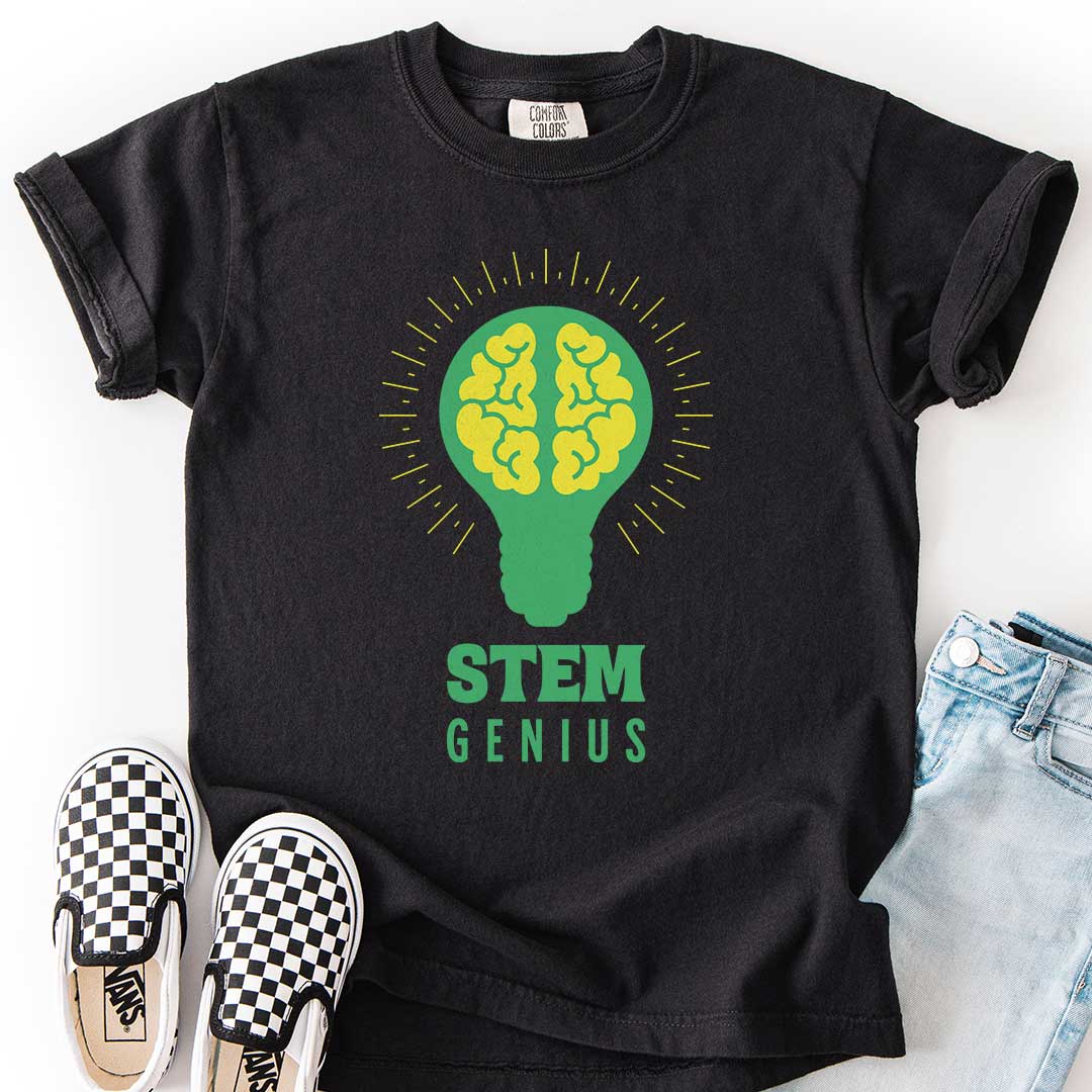 Youth STEM Genius Midweight Tee for Young Innovators