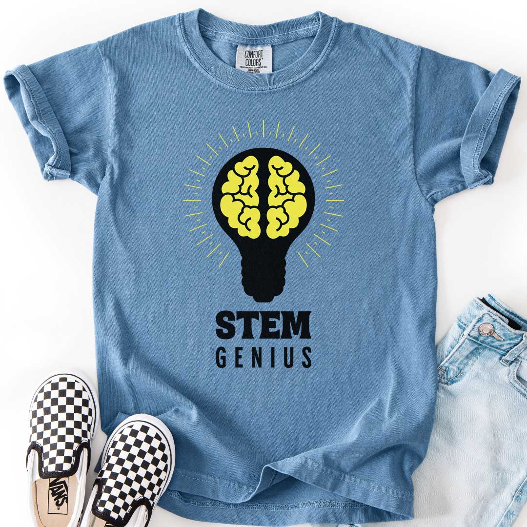 Youth STEM Genius Midweight Tee for Young Innovators