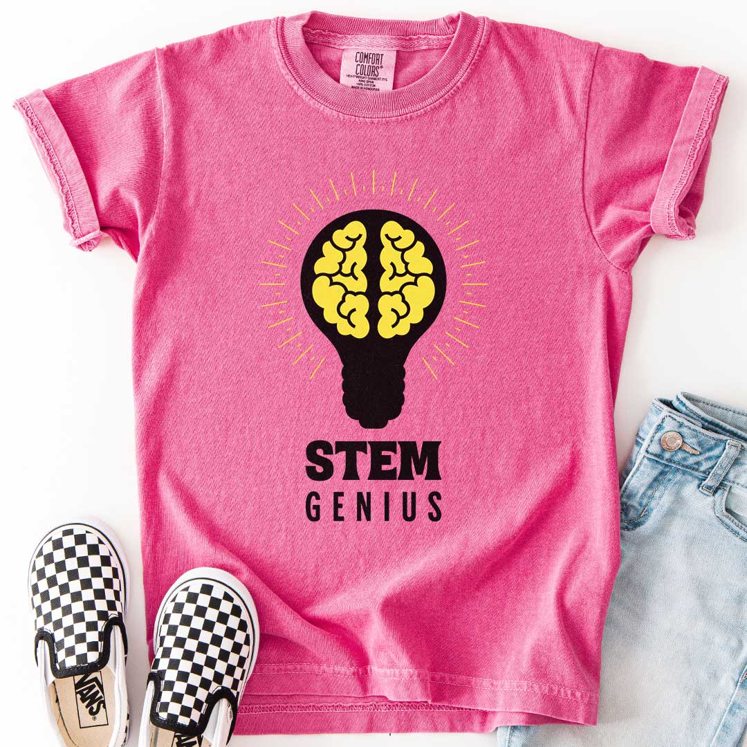 Youth STEM Genius Midweight Tee for Young Innovators
