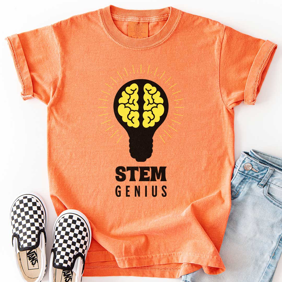 Youth STEM Genius Midweight Tee for Young Innovators