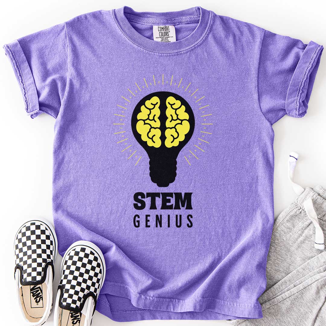 Youth STEM Genius Midweight Tee for Young Innovators