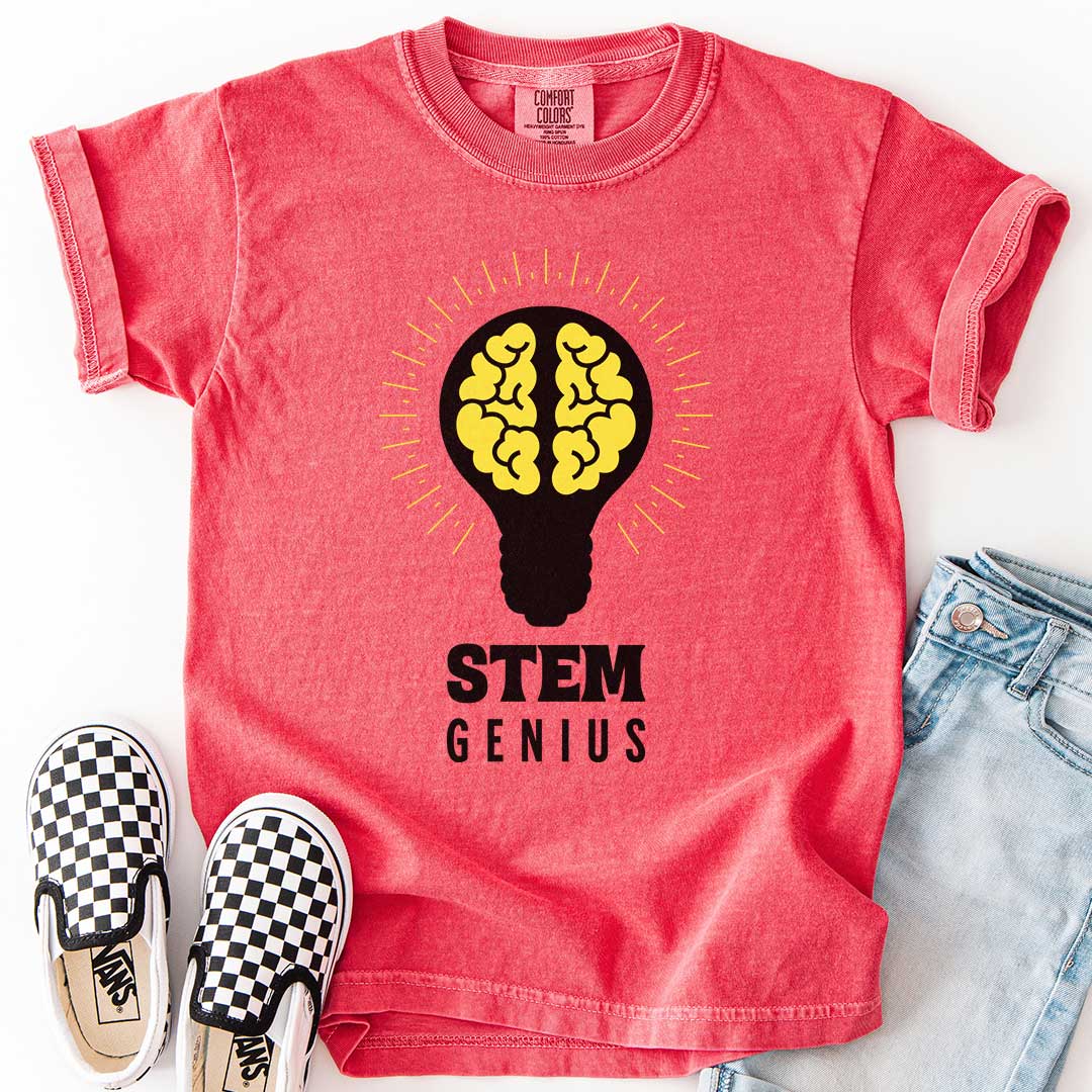 Youth STEM Genius Midweight Tee for Young Innovators