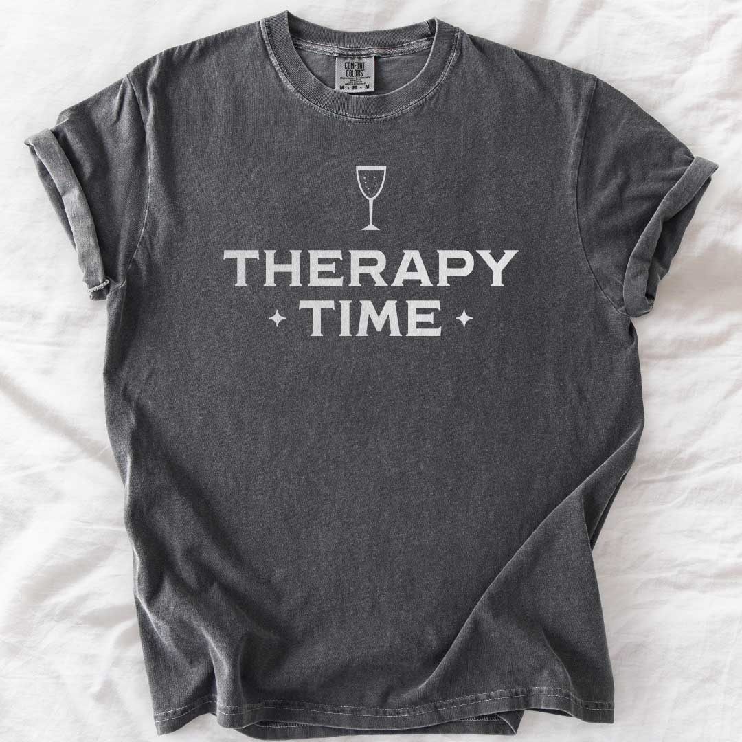 Therapy Time – Champagne Graphic Comfort Colors® T-Shirt