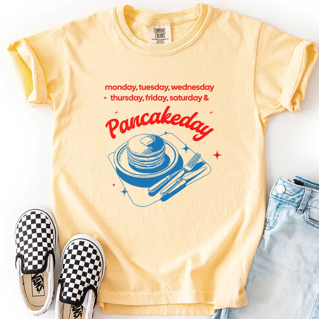 Pancake Day Youth Tee – Because Sundays Are for Pancakes