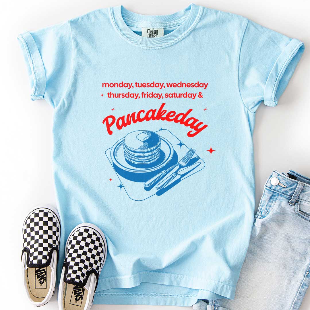 Pancake Day Youth Tee – Because Sundays Are for Pancakes