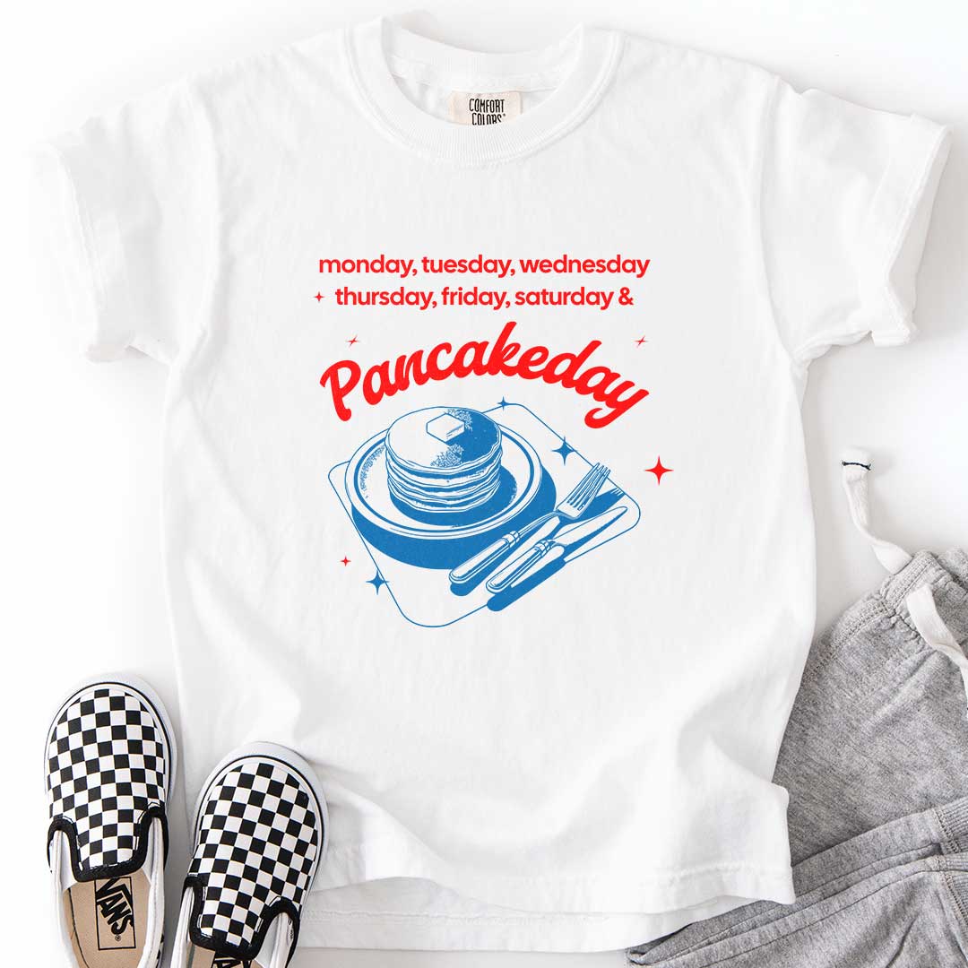 Pancake Day Youth Tee – Because Sundays Are for Pancakes