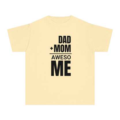 Dad + Mom = (Aweso)Me – Funny Math Youth T-Shirt