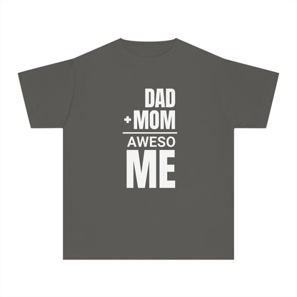 Dad + Mom = (Aweso)Me – Funny Math Youth T-Shirt