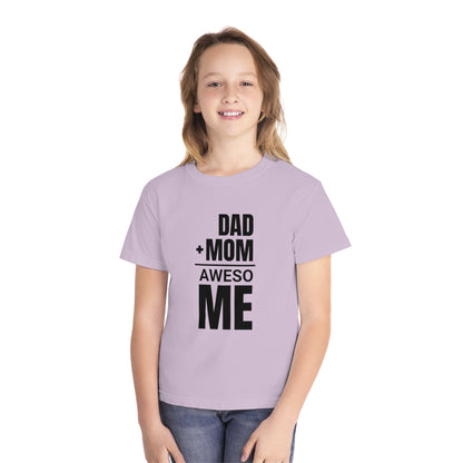 Dad + Mom = (Aweso)Me – Funny Math Youth T-Shirt