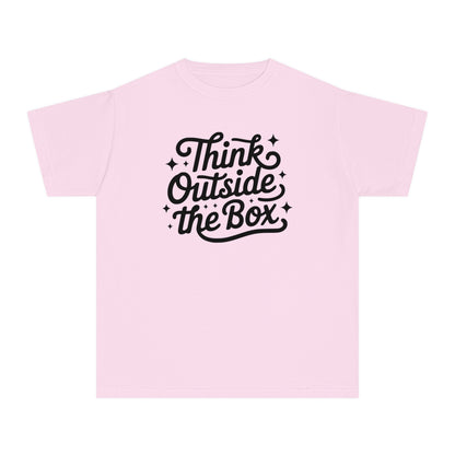 Think Outside the Box – Creative Mindset Youth T-Shirt