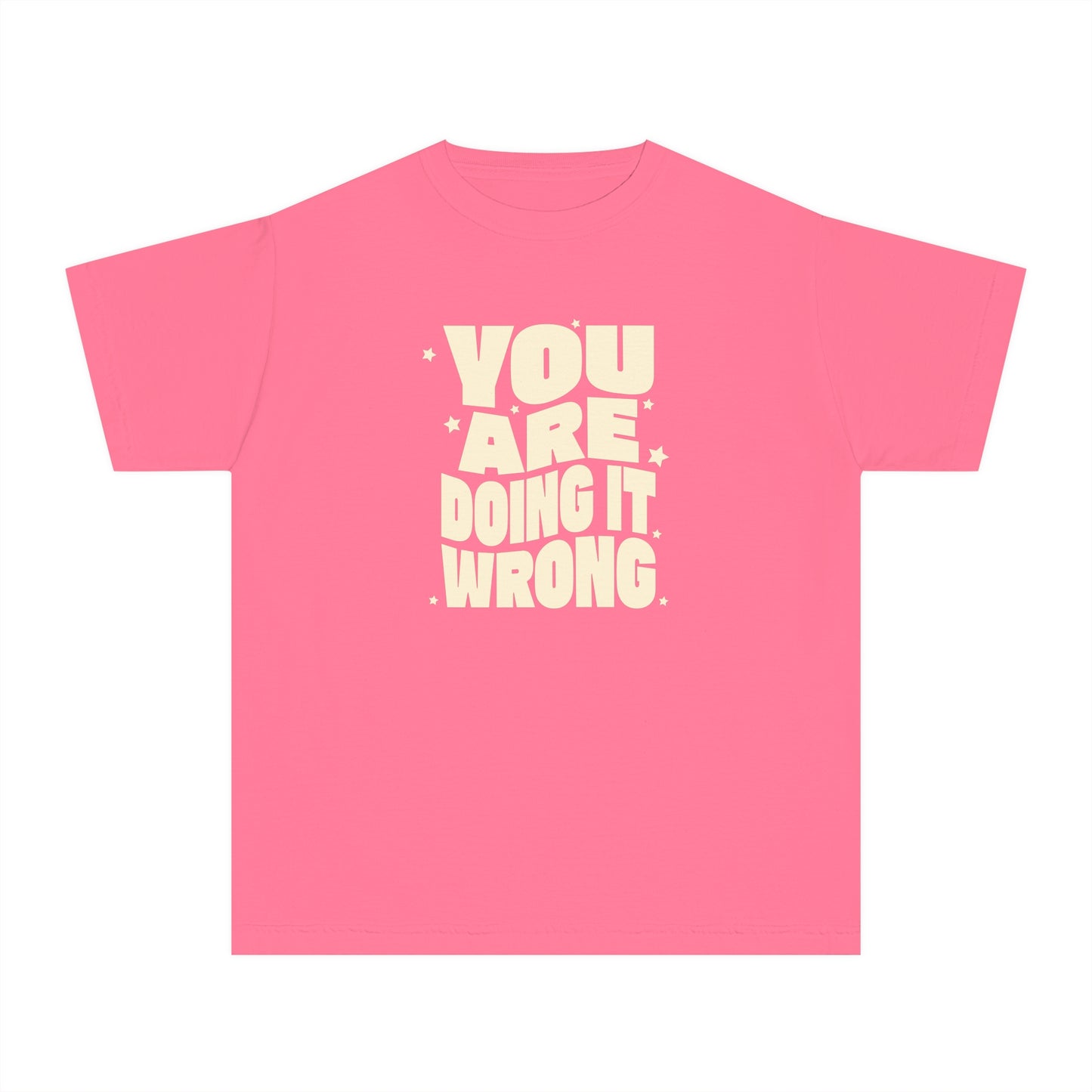 You're Doing It Wrong – Funny Groovy T-Shirt (Matching Parent Tees Available)