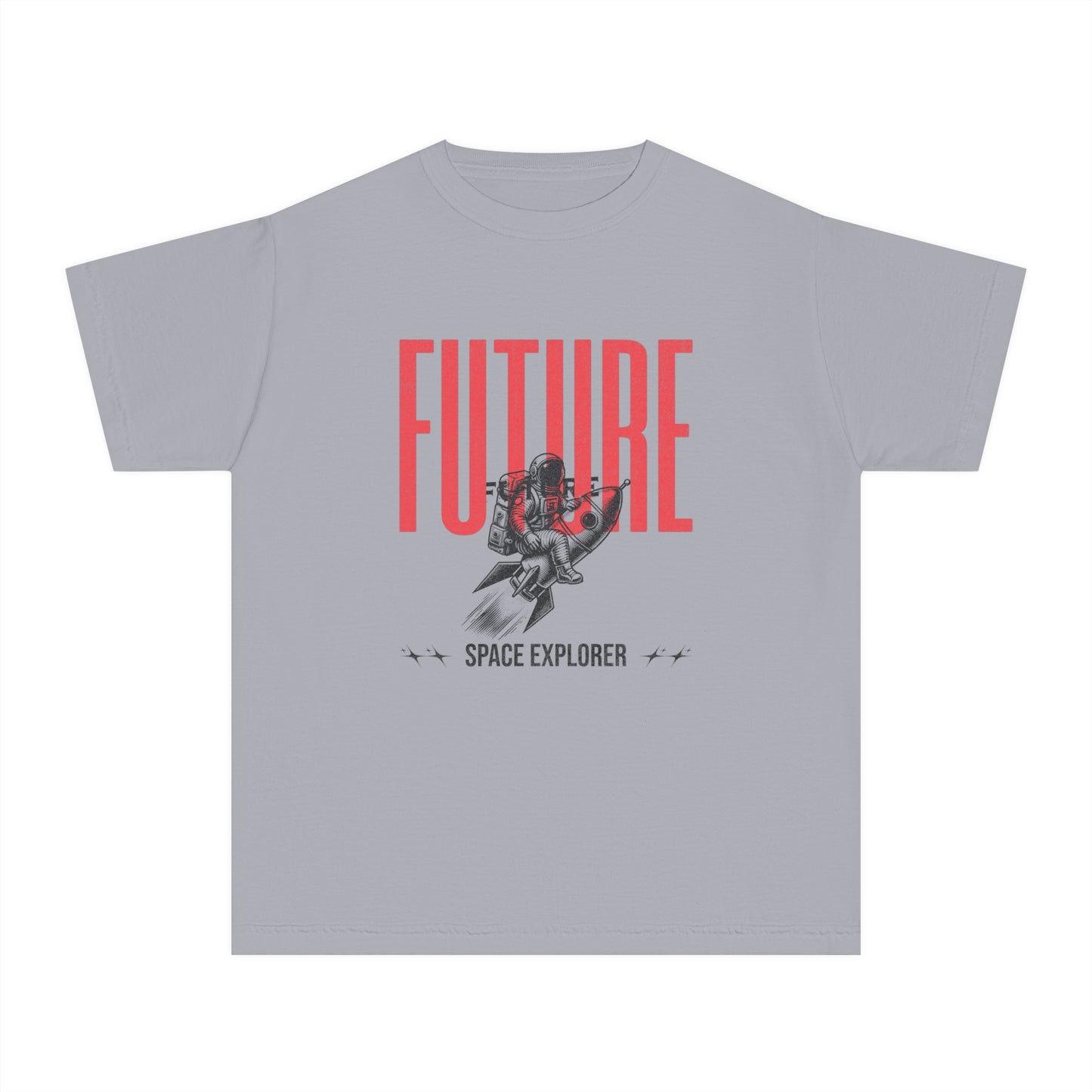 Future Space Explorer – Astronaut Rocket Youth T-Shirt