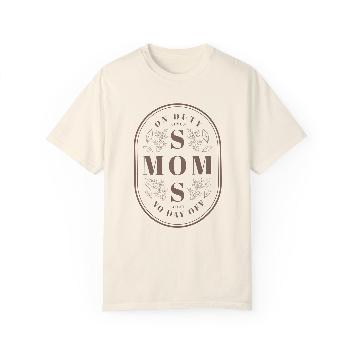 Mom SOS On Duty Since 2024 – Personalized Mom T-Shirt