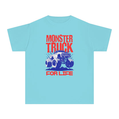 Monster Truck For Life - Cool Youth Graphic T-Shirt