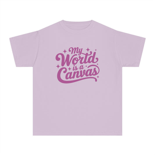 My World Is a Canvas – Creative Youth T-Shirt