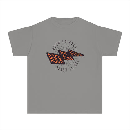 Born to Rock, Ready to Roll, Rock and Roll Dude Youth T-Shirt