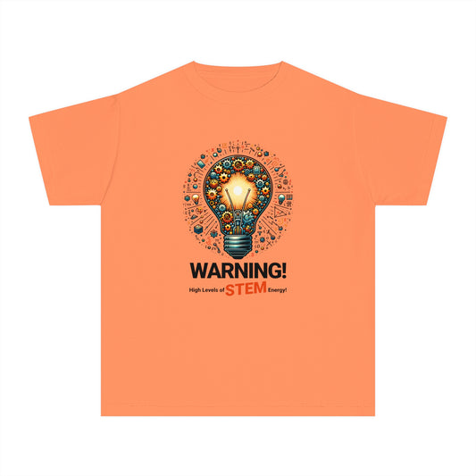 Warning: High Levels of STEM Energy – Science & Math Youth T-Shirt