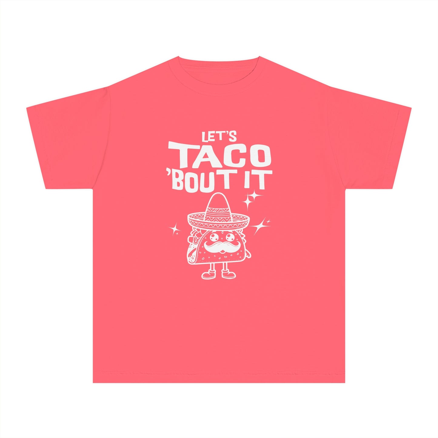 Let's Taco 'Bout It - Cute & Funny Comfort Colors® Youth T-Shirt (XS–XL)