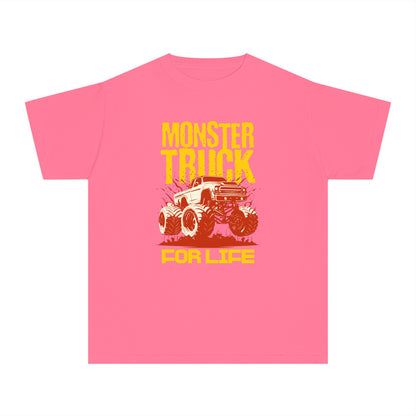 Monster Truck For Life - Cool Youth Graphic T-Shirt