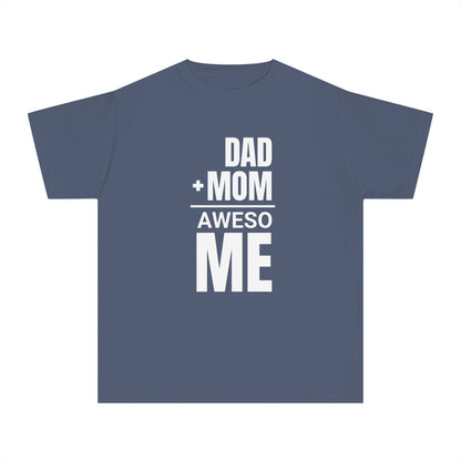 Dad + Mom = (Aweso)Me – Funny Math Youth T-Shirt