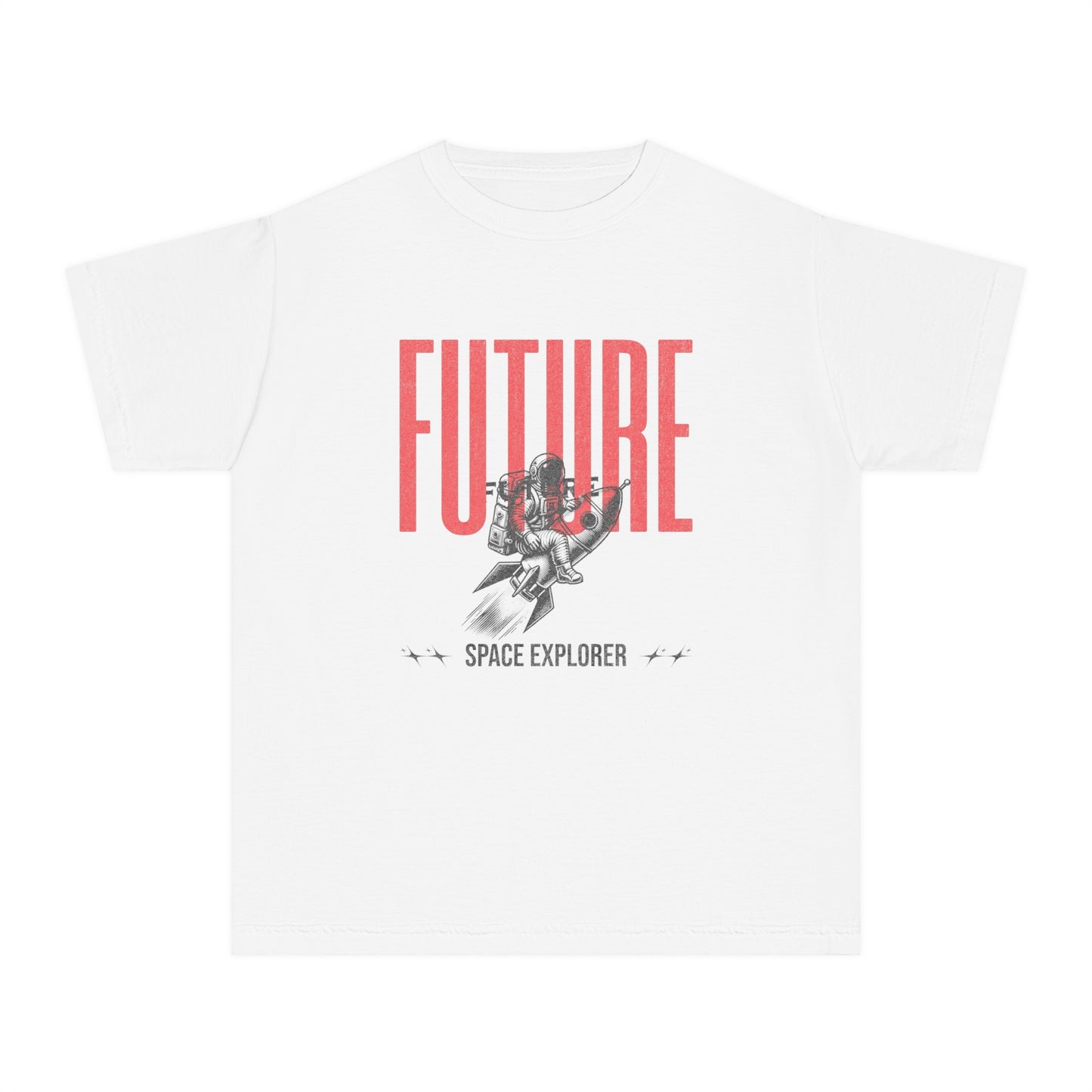 Future Space Explorer – Astronaut Rocket Youth T-Shirt