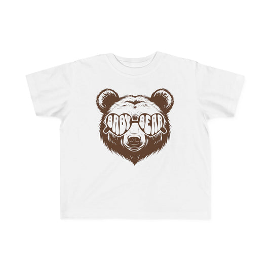 Baby Bear Toddler T-Shirt – Matching Family Tee, Cute Animal Shirt, Vintage Bear Illustration