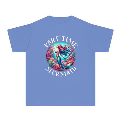 Part-Time Mermaid – Vintage Ocean Youth T-Shirt