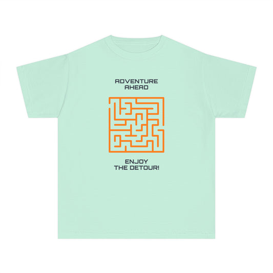 Adventure Ahead – Enjoy the Detour! Maze Youth T-Shirt
