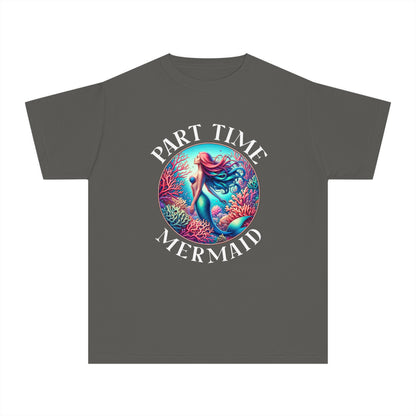Part-Time Mermaid – Vintage Ocean Youth T-Shirt