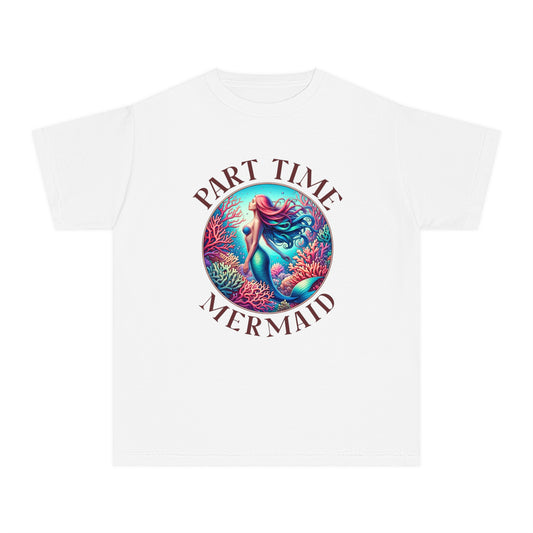 Part-Time Mermaid – Vintage Ocean Youth T-Shirt