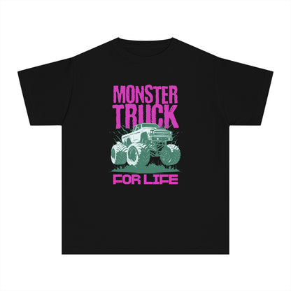 Monster Truck For Life - Cool Youth Graphic T-Shirt