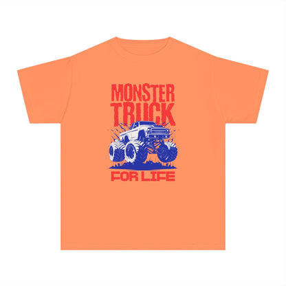 Monster Truck For Life - Cool Youth Graphic T-Shirt