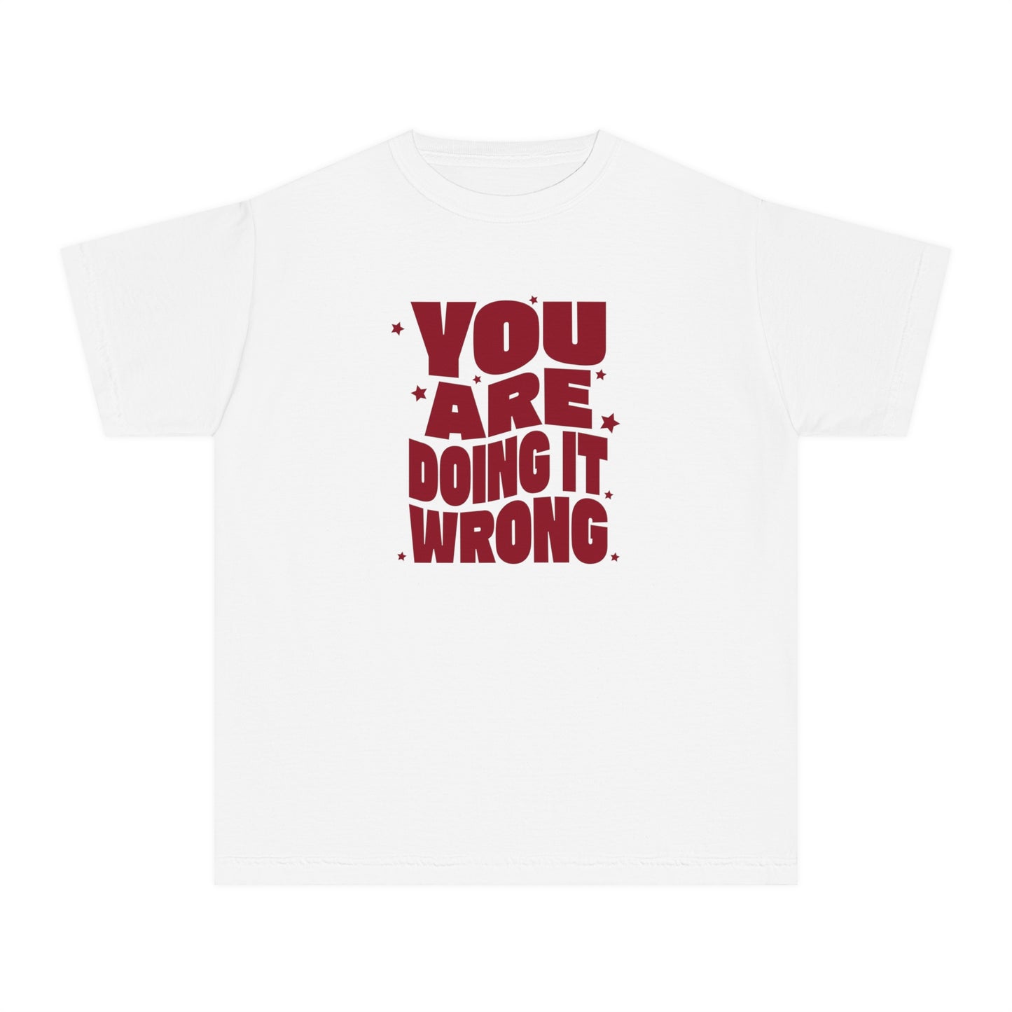 You're Doing It Wrong – Funny Groovy T-Shirt (Matching Parent Tees Available)