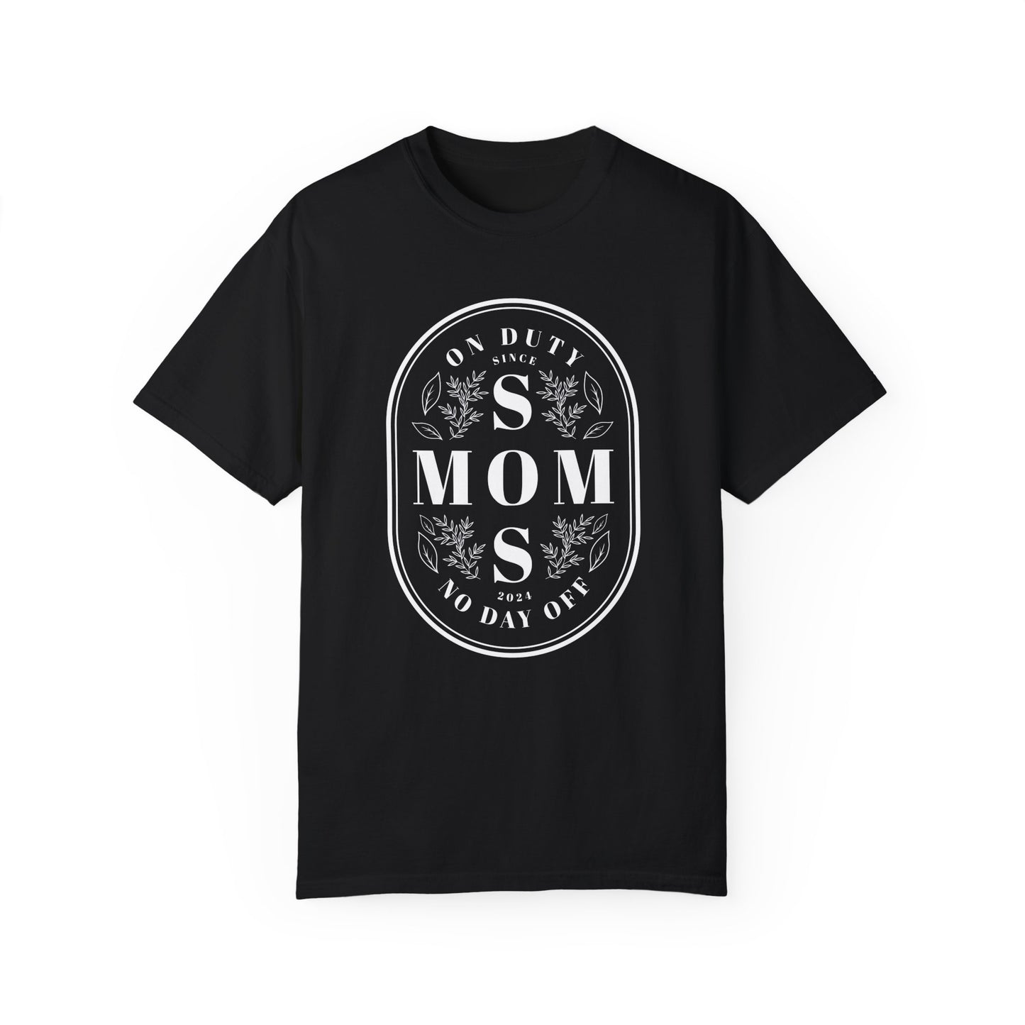 Mom SOS On Duty Since 2024 – Personalized Mom T-Shirt