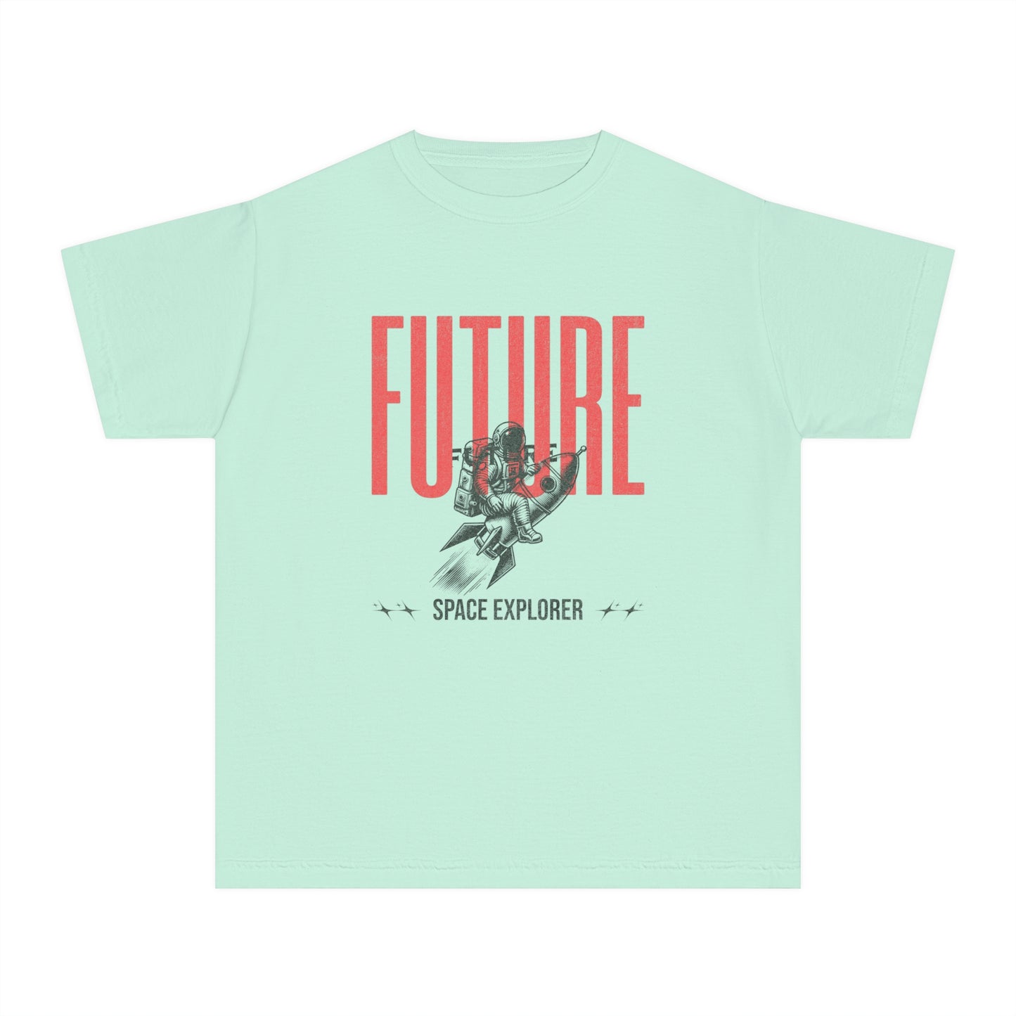 Future Space Explorer – Astronaut Rocket Youth T-Shirt