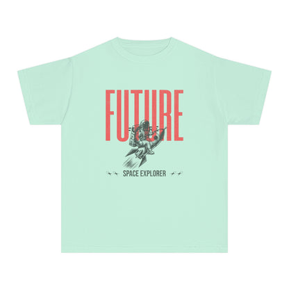 Future Space Explorer – Astronaut Rocket Youth T-Shirt