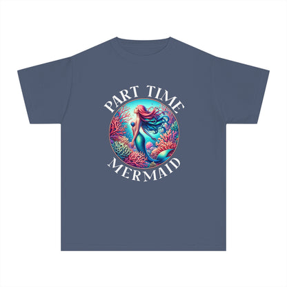 Part-Time Mermaid – Vintage Ocean Youth T-Shirt