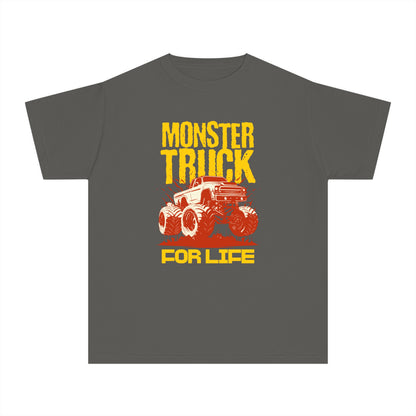 Monster Truck For Life - Cool Youth Graphic T-Shirt