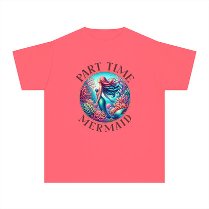 Part-Time Mermaid – Vintage Ocean Youth T-Shirt