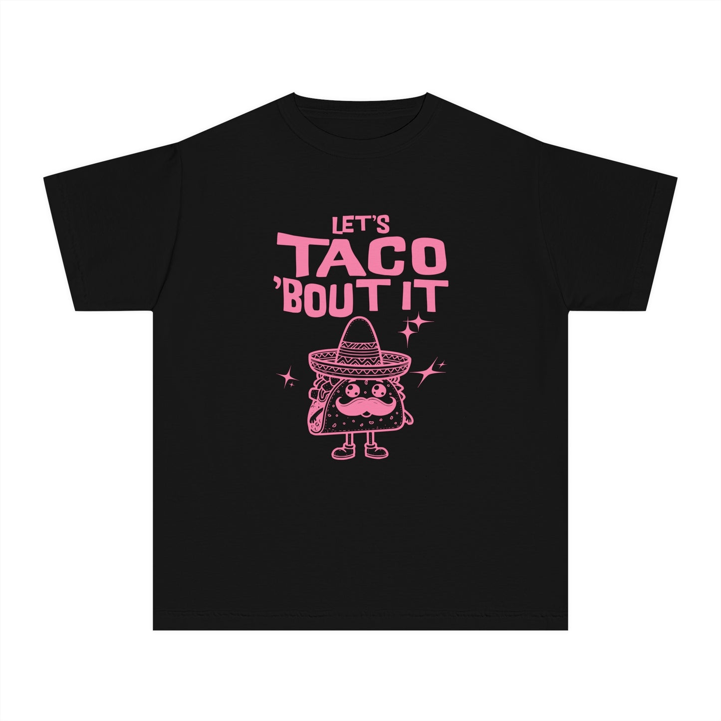 Let's Taco 'Bout It - Cute & Funny Comfort Colors® Youth T-Shirt (XS–XL)