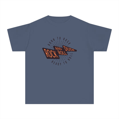 Born to Rock, Ready to Roll, Rock and Roll Dude Youth T-Shirt