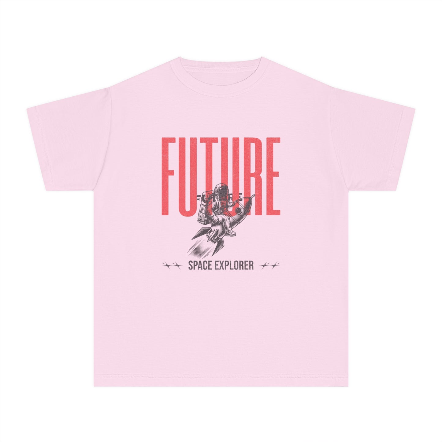 Future Space Explorer – Astronaut Rocket Youth T-Shirt